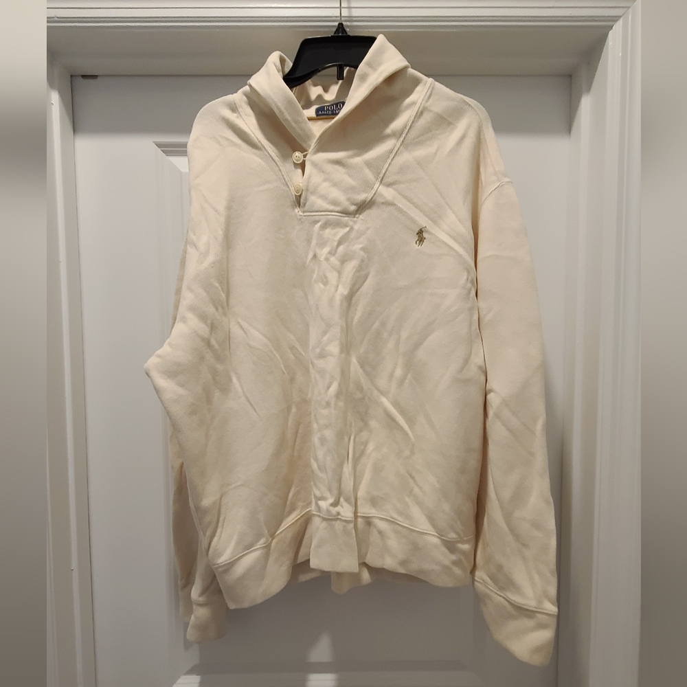Polo by Ralph Lauren Men's Shawl-Collar Pullover Size XXL